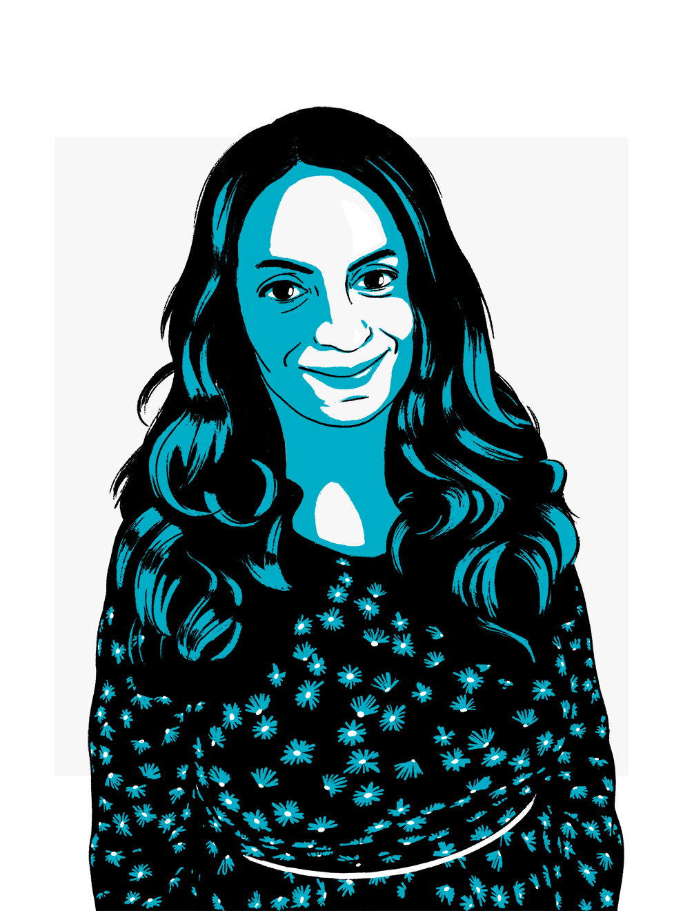 Portrait illustré Indra El Hage