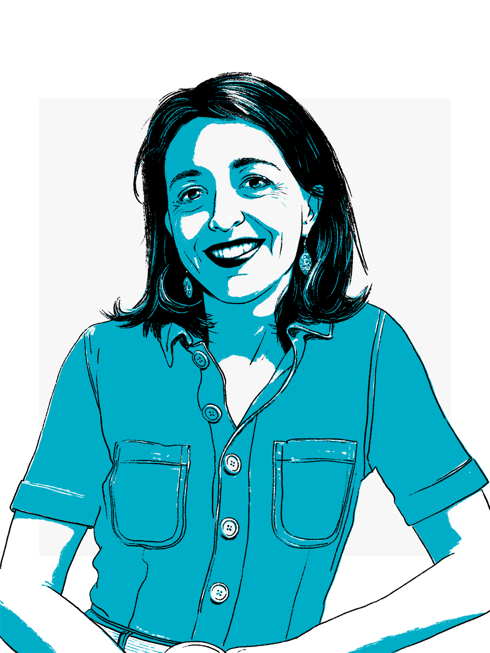 Portrait illustré Laurence Burckel