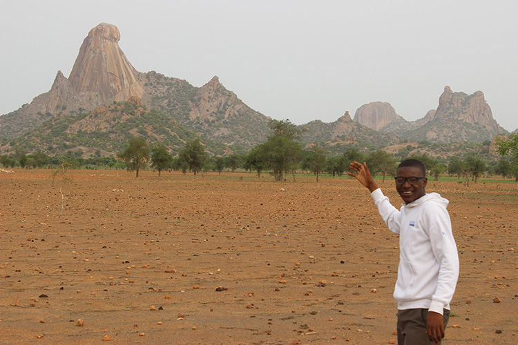 Madjissembaye Ngarndinon au mont Abtouyour au Tchad en 2018.