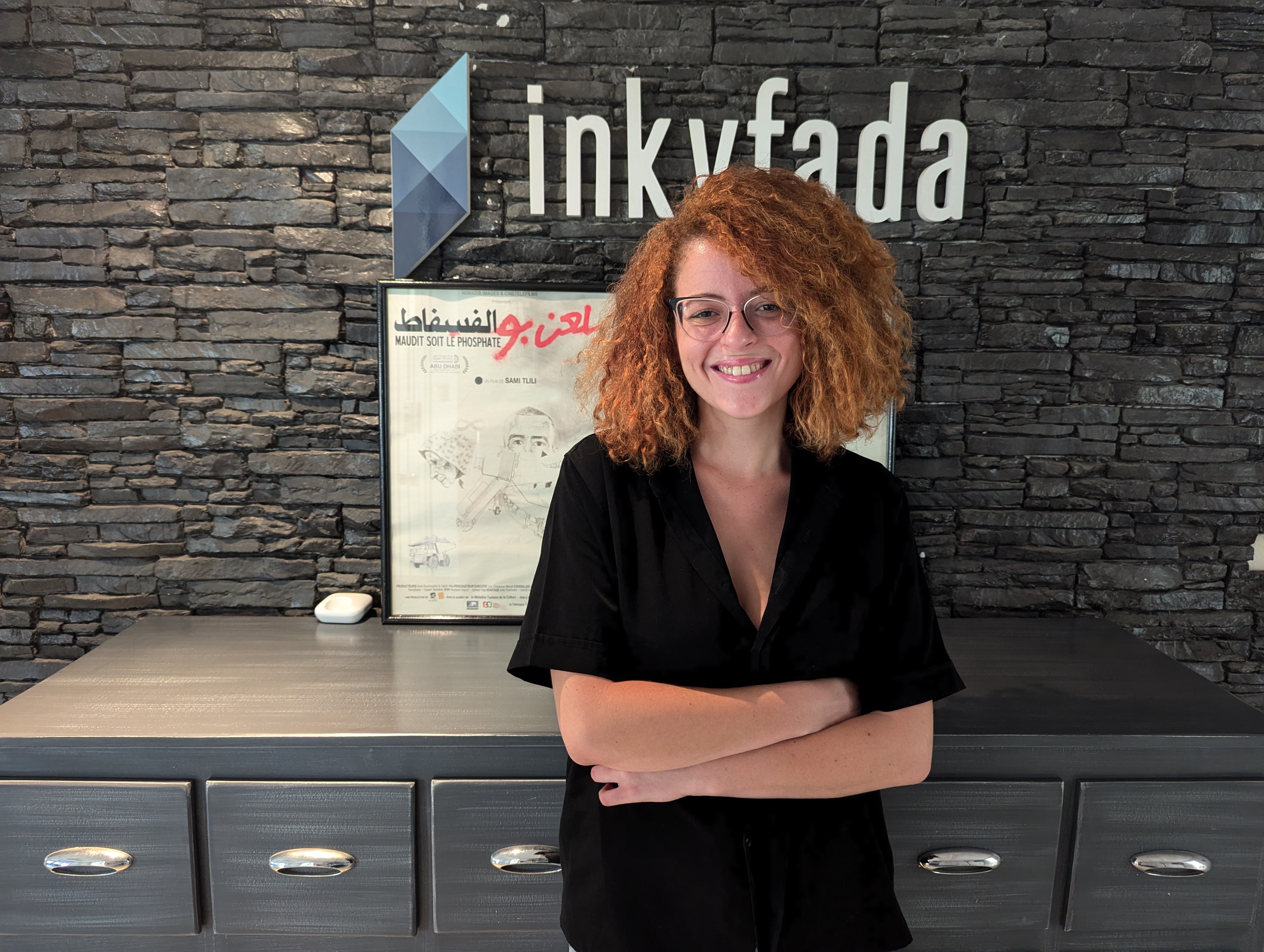 Linda Kaboudi, traductrice-reporter à Inkyfada, média indépendant tunisien