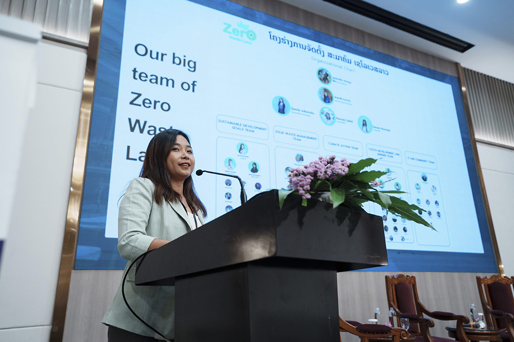 Ms. Souksaveuy Keotiamchanh, Founder of Zero Waste Laos.