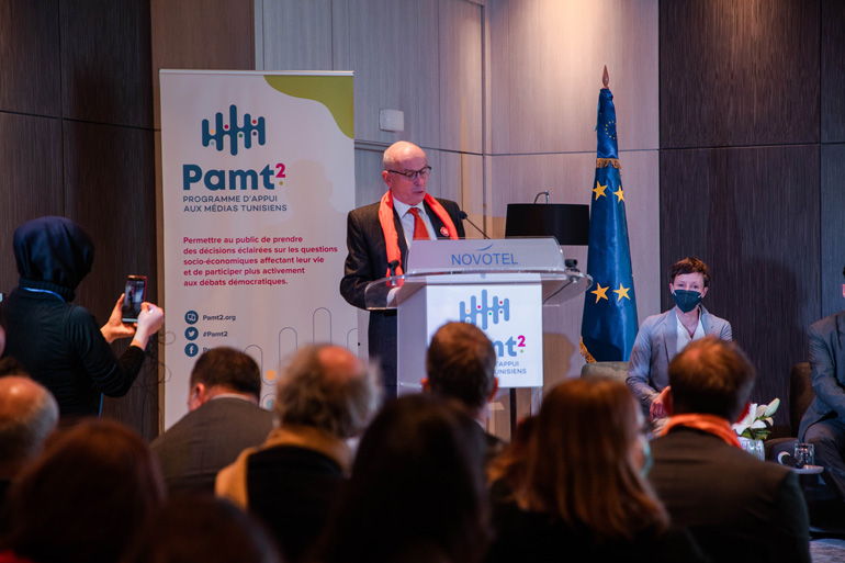 L’Union européenne renouvelle son soutien aux médias tunisiens à travers le  lancement du programme PAMT2 