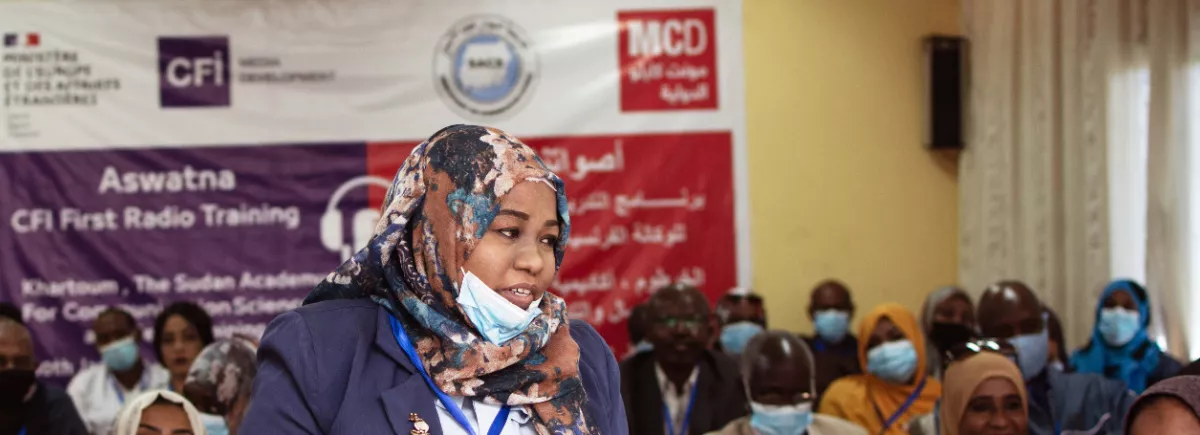 In Sudan, journalists are training to produce reports on national reconciliation