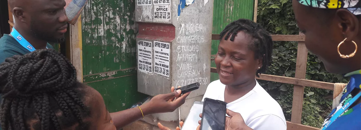 In Yaoundé, Cameroonian journalists produce podcasts on gender issues