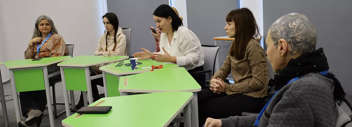 Rencontre de journalistes d’Ukraine avec l’expert Igor Fedyk