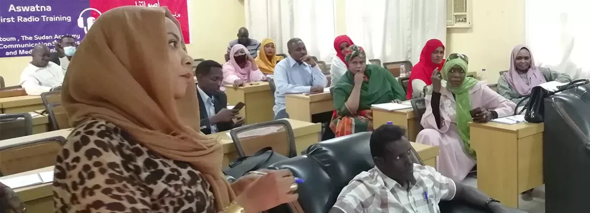 Social cohesion at the core of Aswatna project productions in Sudan