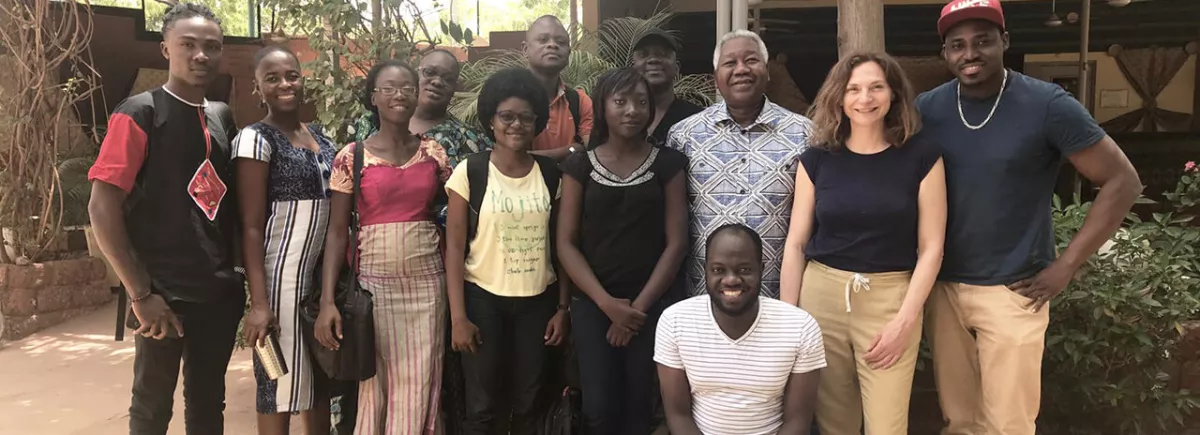 In Kinshasa and Ouagadougou, scriptwriters work on the next African series