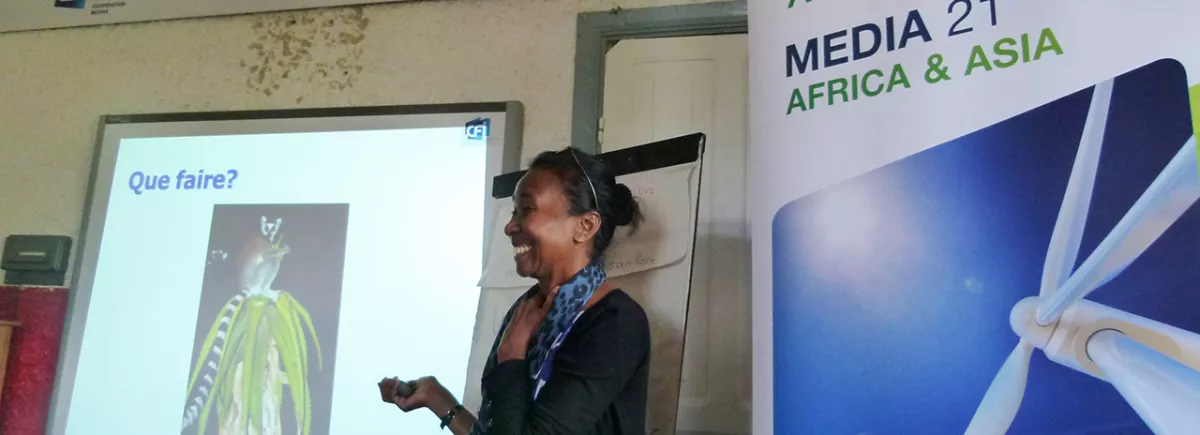 Training local Madagascan radio stations on climate change issues