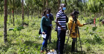 In Kenya, journalists are warning of the effects of climate disruption