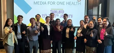 Twelve journalists and representatives from the Lao Ministry of Information are exploring the concept of "One Health" in Thailand
