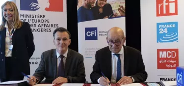 Le ministère de l’Europe et des Affaires étrangères signe un nouveau contrat d’objectifs avec CFI
