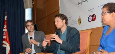 Talking about freedom of expression in Tunis