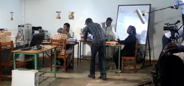 L’Afrique en série (Africa in series): episode 6, editing