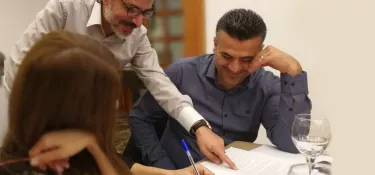 Iraqi journalists are in training for covering the elections