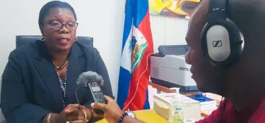 Covering local news in Haiti