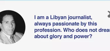 I am a Libyan journalist: Ibrahim Mohamad Alhaji