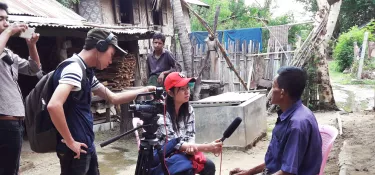 En reportage à Nay Pyi Taw avec des étudiants du Myanmar Journalism Institute (MJI)