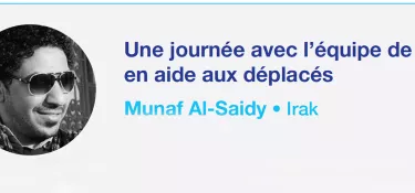 Une journée avec l’équipe de bénévoles en aide aux déplacés