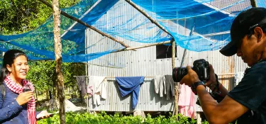 Couvrir les sujets agricoles au Cambodge
