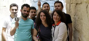 Syrian journalists trained in mobile-phone film-making