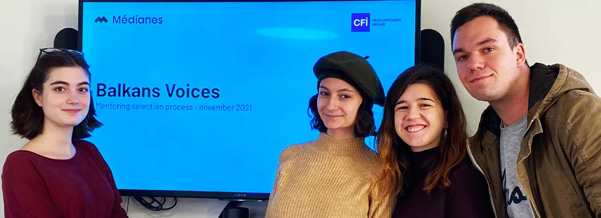 Une vingtaine de jeunes des Balkans en session d’incubation pour leurs projets médias à Paris