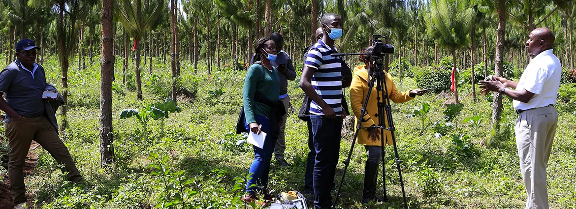 In Kenya, journalists are warning of the effects of climate disruption
