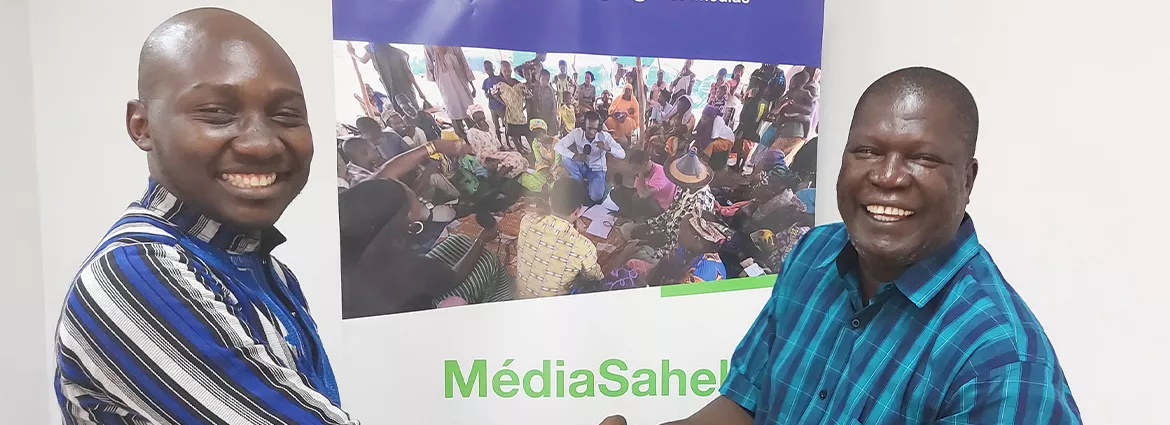 MediaSahel provides its partners with equipment MediaSahel provides its partners with equipment