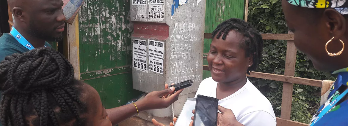 À Yaoundé, des journalistes camerounais réalisent des productions sensibles au genre À Yaoundé, des journalistes camerounais réalisent des productions sensibles au genre