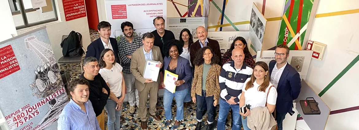 CFI and the Maison des Journalistes strengthen their partnership to support exiled journalists CFI and the Maison des Journalistes strengthen their partnership to support exiled journalists