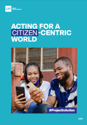 Couverture Acting for a citizen-centric world