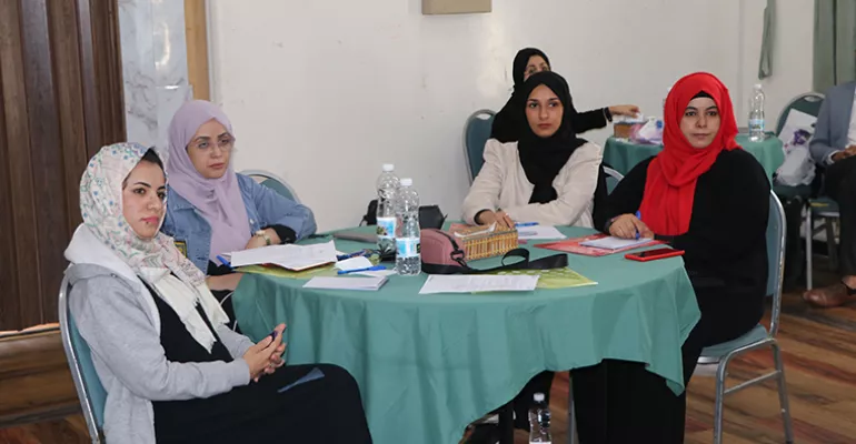Première réunion de coordination pour l’élaboration d’un plan de plaidoyer © Haifa Al-Odaini