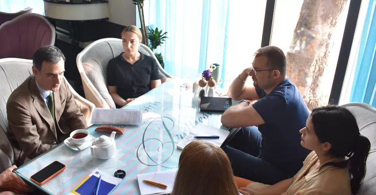 Visite de travail de journalistes ukrainiens en Géorgie – Août 2024