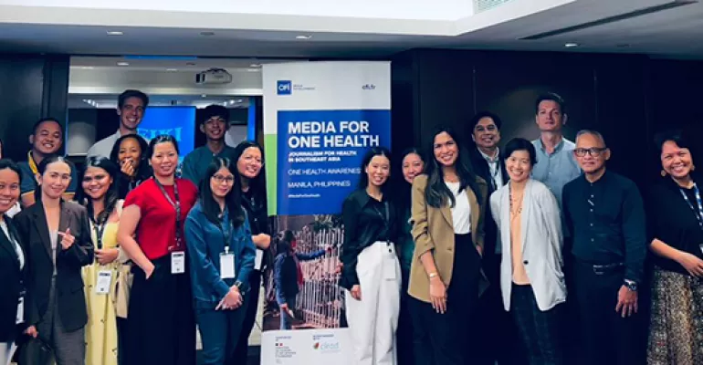 14 Filipino journalists trained in the "One Health" approach - September 2024