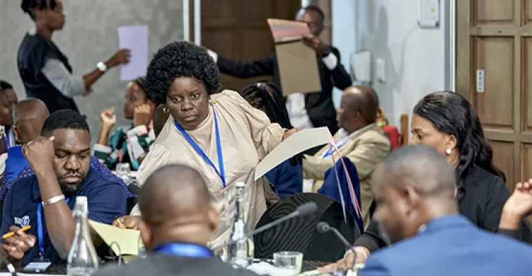 Johannesburg, 15 et 16 avril 2026 les bénéficiaires clôturent le projet 